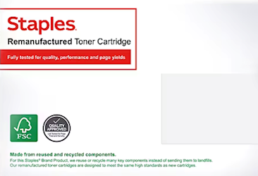 TONER, CARTRIDGE, REMANUFACTURED, STANDARD YIELD, BROTHER TN630, BLACK, 2/CT LARGE